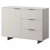 Image de Bestmobilier - Canterbury - Buffet Bas - Beige - 3 tiroirs et 1 Porte - 120 cm, Beige