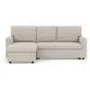 Image de Bestmobilier Meiya Canapé d’Angle Convertible 4 Places - Tissu