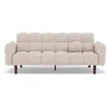 Image de Bestmobilier Adam - Canapé Convertible clic-clac 2 Places en Tissu texturé