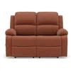 Image de Bestmobilier Armand - Canapé Velours cotelé 2 Places - Canapé Relax Électrique, Terracotta, Assise Confortable, Dossier Moelleux, Design Moderne pour Salon