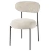 Image de Lisa Design - Adelia - Lot de 2 chaises - Pieds en métal - en Tissu texturé, Sable