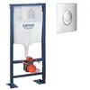 Image de GROHE - Bati Support pour WC Rapid SL avec Plaque de déclenchement Chrome