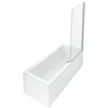 Image de Baignoire bain douche JACOB DELAFON Struktura + pare bain + tablier + étagère 170 x 70