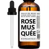 Image de Huile de Rose Musquée BIO - 100% Pure, Naturelle, Pressée à froid & Bio - 50 ml - Soin Anti-âge, Peau, Cicatrices et Vergetures.