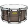 Image de WorldMax 14x6.5 inch Brushed Red Copper Brass Shell caisse claire