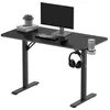 Image de REKT R-Desk 120 Bureau Gaming 120 x 60 x 75 cm pour Gamer - Supporte jusqu'à 100 Kg - Porte Gobelet - Repose Casque - Bureau Gamer Informatique pour Gaming PC Console Table Gamer