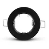 Image de Support plafond rond noir Ø79 mm