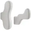 Image de Patères en céramique Klump - Set de 2 Petite friture Blanc taille unique