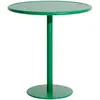Image de Table ronde Week-end Bistrot Petite friture Vert Menthe taille unique