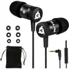 Image de KLIM Fusion Écouteurs Filaires avec Micro Hi-FI, Mousse à Mémoire, Jack 3.5mm, Noir