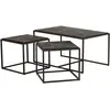 Image de CONCEPT1 Lot de 3T. Bronx gigognes teck recyclé BRONX-TBGIG80