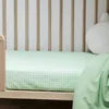 Image de Kadolis - Drap Housse bébé d%d GOTS - Motif Vichy - Percale de Coton Bio - Doux et Confortable