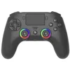 Image de Manette sans fil - SUBSONIC - PS4 - LED - Vibrations - Prise casque - Noir