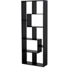 Image de Happy Garden Bibliothèque 8 étagères, Noire Jane. Meuble de Rangement, étagère Zig zag au Design Moderne pour Salon Chambre ou Bureau. Étagères de rangements pour Livres et décorations.