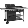 Image de Barbecue duo au gaz VESUVIO - 3 brûleurs + plancha 3 brûleurs - 18kW