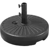 Image de Happy Garden Pied de parasol droit BREST noir - mât de parasol compatible de 38 à 48mm - remplissage eau ou sable