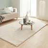 Image de Nazar Tapis Cosy Uni Shaggy Moelleux, Salon, Chambre, Doux à Poils Longs (120x160 cm, Crème)