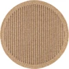 Image de Nazar Rugs - Tapis aspect Jute Nature 8751 marron D.120 cm