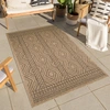 Image de Nazar Rugs - Tapis aspect Jute Nature 8729 marron 60x180 cm