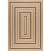 Image de Nazar Rugs - Tapis aspect Jute Nature 8863 beige/noir 200x290 cm