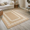 Image de Nazar Rugs - Tapis aspect Jute Nature 8868 blanc/beige 80x150 cm