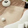Image de Nazar Tapis Salon Chambre Doux Beige Uni Rectangulaire Motif Géométrique Grand Blanc De Couloir (157 Beige, 120x160 cm)