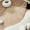 Image de Nazar Tapis Salon Chambre Doux Beige Uni Rectangulaire Motif Géométrique Grand Blanc De Couloir (160 Beige, 80x150 cm)