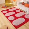Image de Nazar Tapis Groovy, Coloré, Vintage, Rétro, Géométrique, Orange, Jaune, Rose, Rouge, Moelleux et Confortable, Tapis Salon