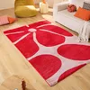 Image de Nazar Tapis Groovy, Coloré, Vintage, Rétro, Géométrique, Orange, Jaune, Rose, Rouge, Moelleux et Confortable, Tapis Salon
