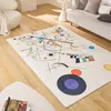 Image de Nazar Tapis Salon Lavable en Machine, Géométrique, Souple et Facile d'entretien, Antidérapant, en Polyester (954 Beige, 120x160 cm)