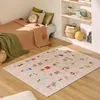 Image de Nazar Tapis Chambre Enfant, Tapis Bébé, Tapis Enfant pour Fille et garçon à Motifs Dinosaure, Carte du Monde et Animaux (736 Beige, 80x150 cm)