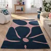 Image de Nazar Rugs - Tapis GROOVY 385 bleu/rose 80x140 cm