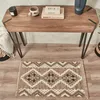 Image de Nazar Tapis, Tapis Salon Nature Aspect Jute Chiné Motif Moderne Style Boho, Tapis pour Salon, Chambre, Terrasse, Exterieur, Couleur Naturelle (9054 Noir, 60x90 cm)