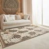 Image de Nazar Tapis, Tapis Salon Nature Aspect Jute Chiné Motif Moderne Style Boho, Tapis pour Salon, Chambre, Terrasse, Exterieur, Couleur Naturelle (9062 Noir, 120x170 cm)