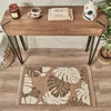 Image de Nazar Tapis, Tapis Salon Nature Aspect Jute Chiné Motif Moderne Style Boho, Tapis pour Salon, Chambre, Terrasse, Exterieur, Couleur Naturelle (9062 Marron, 60x90 cm)