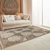 Image de Nazar Tapis, Tapis Salon Nature Aspect Jute Chiné Motif Moderne Style Boho, Tapis pour Salon, Chambre, Terrasse, Exterieur, Couleur Naturelle (9062 Marron, 200x290 cm)