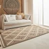 Image de Nazar Tapis, Tapis Salon Nature Aspect Jute Chiné Motif Moderne Style Boho, Tapis pour Salon, Chambre, Terrasse, Exterieur, Couleur Naturelle (9041 Noir, 120x170 cm)