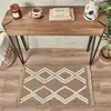 Image de Nazar Tapis, Tapis Salon Nature Aspect Jute Chiné Motif Moderne Style Boho, Tapis pour Salon, Chambre, Terrasse, Exterieur, Couleur Naturelle (9048 Marron, 60x90 cm)