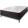 Image de Ensemble sommier + Matelas Boost Ressorts ensachés et mémoire de Forme 160x200 | Epaisseur : 26 cm | Confort : Equilibré