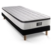 Image de Prestige Literie - Ensemble Supérieur Matelas Mémoire de forme 3 zones & Sommier noir - 90x190 cm OS