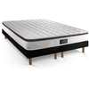 Image de Prestige Literie - Ensemble Supérieur Matelas Mémoire de forme 3 zones & 2 Sommiers noir - 2x100x200 cm OS