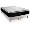 Image de Prestige Literie - Ensemble matelas & 2 sommiers Suite blanc/noir - 2x80x200 cm OS