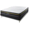Image de Sleepfit Ensemble 140x190 Matelas Active + sommier kit Noir | Epaisseur : 24 cm | Confort : Ferme