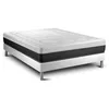 Image de Ensemble Vital Form 160 x 200 cm sommier Kit Blanc | Epaisseur : 22 cm | Confort : Ferme