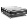 Image de Ensemble Vital Care 140 x 200 cm sommier Kit Gris | Epaisseur : 26 cm | Confort : Equilibré