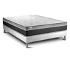Image de Ensemble Vital Care 200 x 200 cm sommier Kit Blanc | Epaisseur : 26 cm | Confort : Equilibré