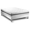Image de Ensemble VITALMEMO Back 200x200cm sommier kit Blanc | Epaisseur : 26 cm | Confort : Equilibré