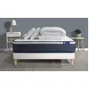 Image de Pack prêt à Dormir Matelas Ressorts ensachés+Mémoire de Forme ACTIFLEX Max 140x190cm + sommier KIT Blanc + 2oreillers+Couette - Epaisseur : 26 cm - Confort : Ferme