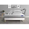Image de Pack prêt à Dormir Matelas 180x200 ACTIMEMO Soft 3zones de Confort + sommier KIT Blanc + 2 oreillers + Couette - Epaisseur : 20 cm - Confort : Mi-Ferme