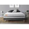 Image de Septnuits Matelas + sommier kit Gris 180x200 Memo Spring Ressorts ensachés Maxi épaisseur | Epaisseur : 22 cm | Confort : Ferme